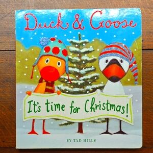 "Duck & Goose: It's Time For Christmas!" Large Board Book